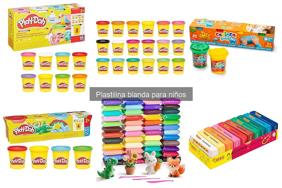 Fomentar la creatividad en niños con plastilina blanda