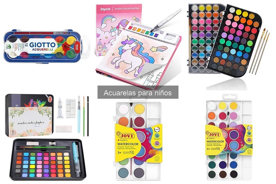 Guía de compra: Acuarelas para niños seguras y de calidad
