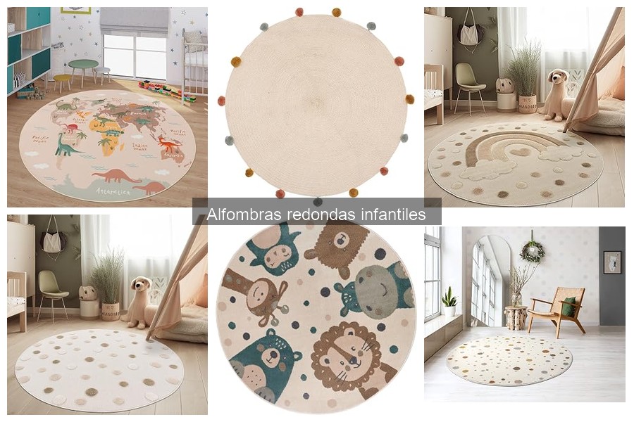 Guía de compra de alfombras redondas infantiles