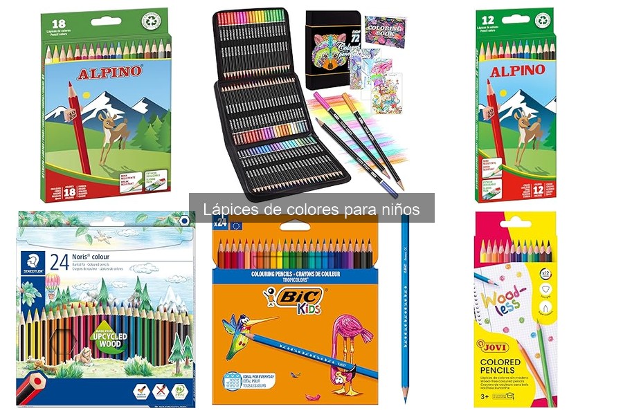 Guía de compra de lápices de colores para niños