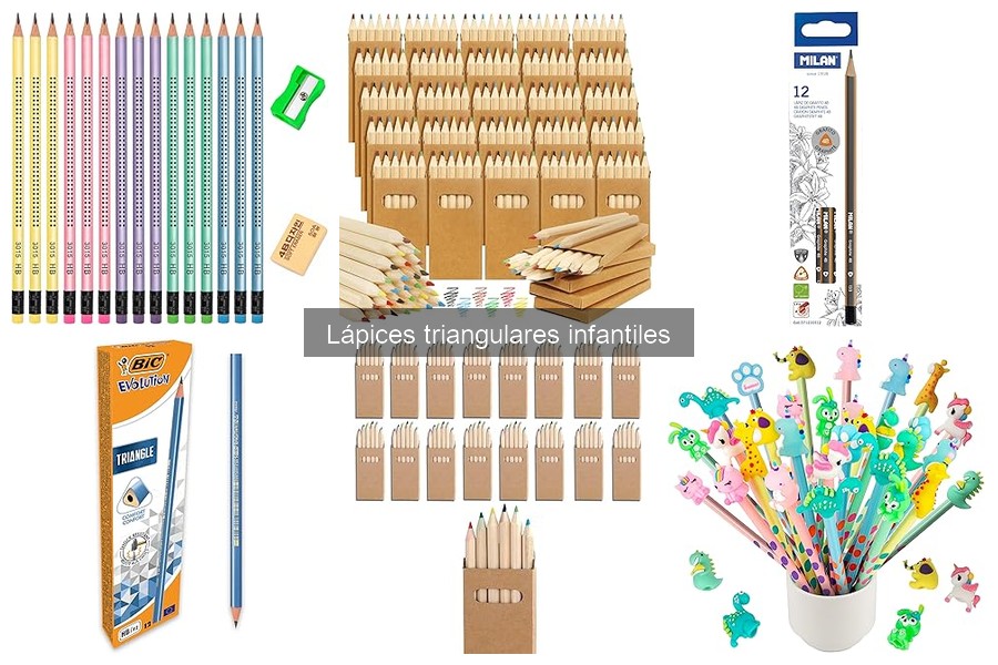 Guía de compra de lápices triangulares infantiles