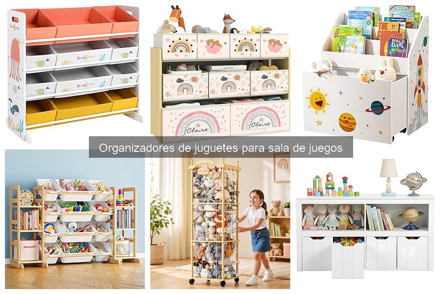 Guía de compra de organizadores de juguetes para niños