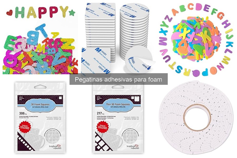 Guía de compra de pegatinas adhesivas para foam