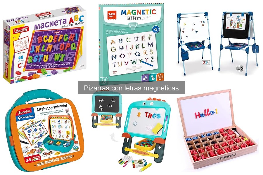 Guía de compra de pizarras con letras magnéticas para niños