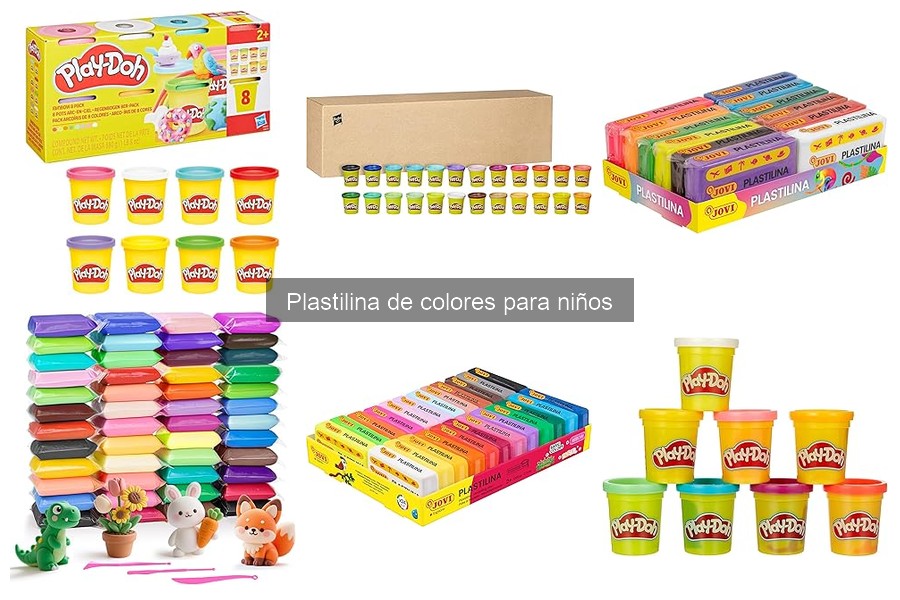 Guía de compra de plastilina de colores para niños