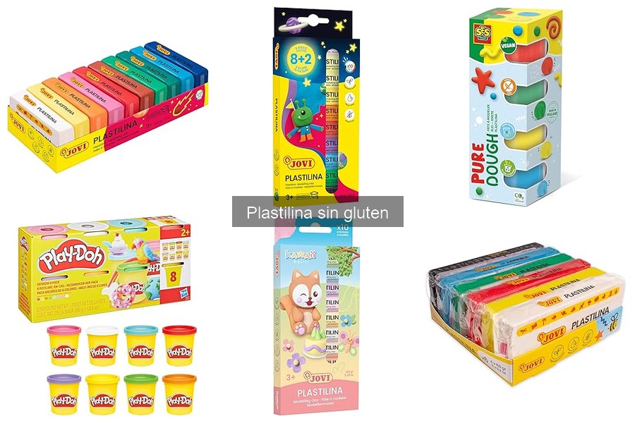 Guía de compra de plastilina sin gluten para niños