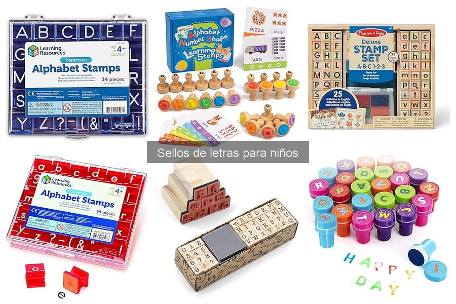 Guía de Compra de Sellos de Letras para Niños: Consejos y Opciones