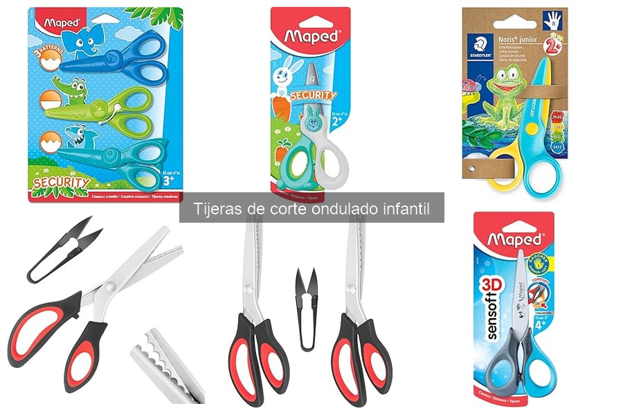 Guía de compra de tijeras de corte ondulado para niños