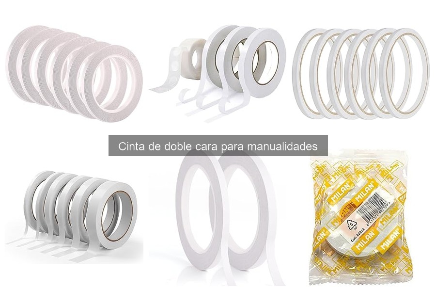 Guía para Elegir la Cinta de Doble Cara Ideal para Manualidades