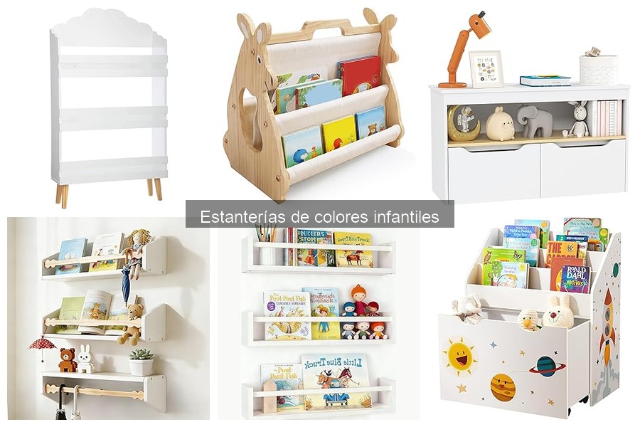 Guía para Elegir la Mejor Estantería de Colores Infantiles