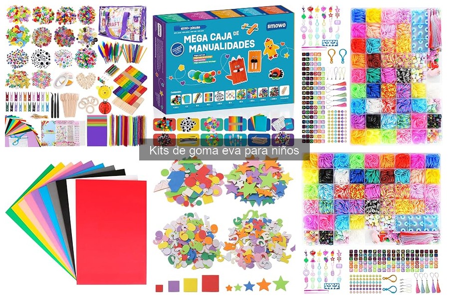 Ideas creativas con kits de goma eva para niños