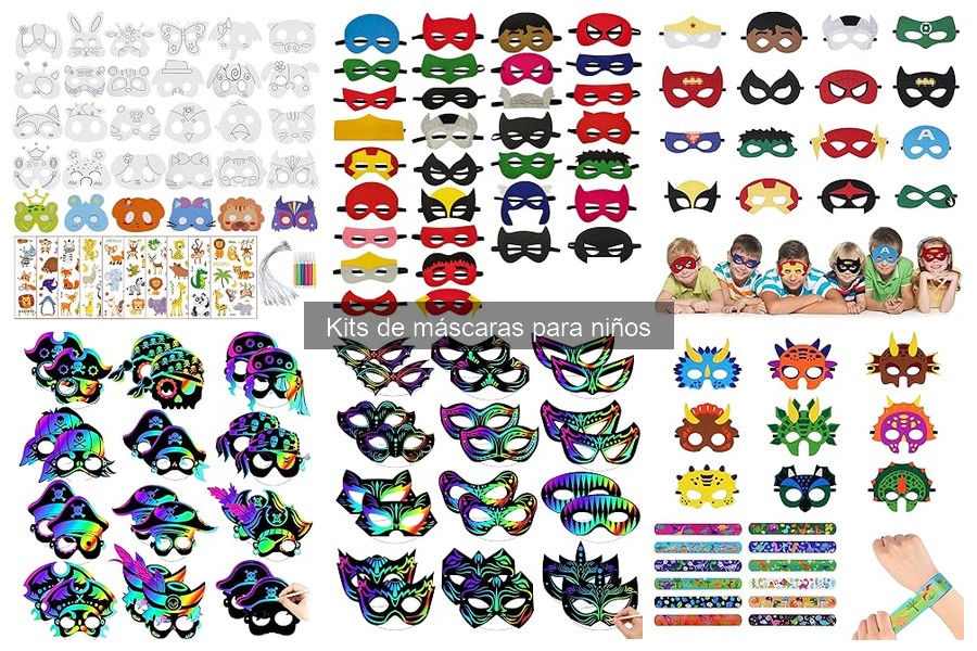 Ideas creativas con kits de máscaras para niños: ¡Diviértete!