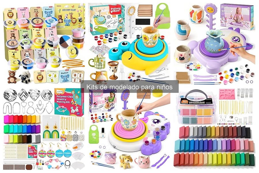 Ideas creativas con kits de modelado para niños