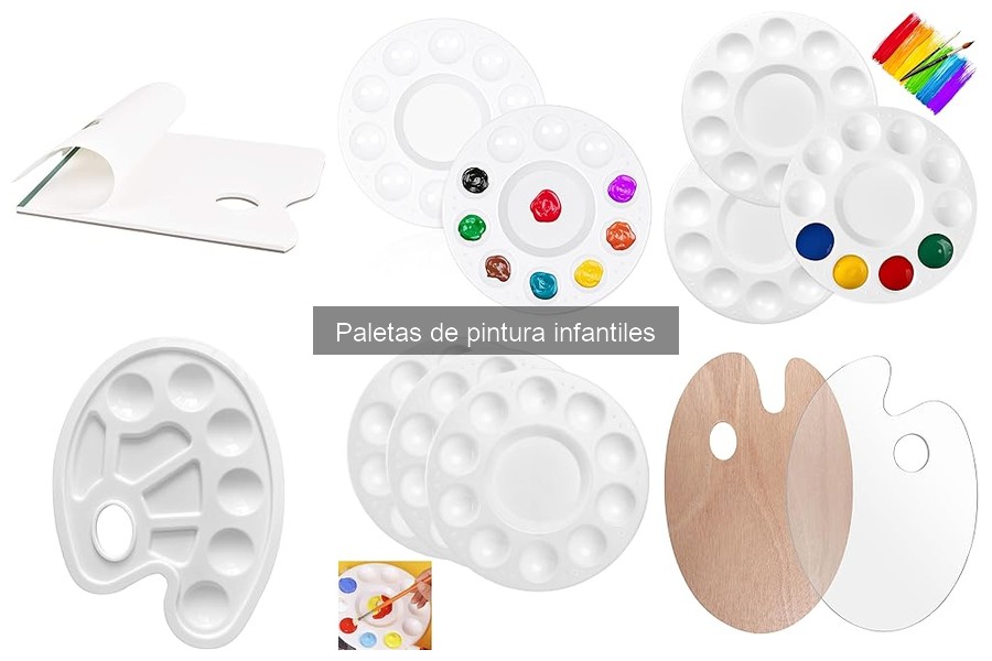 Ideas Creativas con Paletas de Pintura para Niños