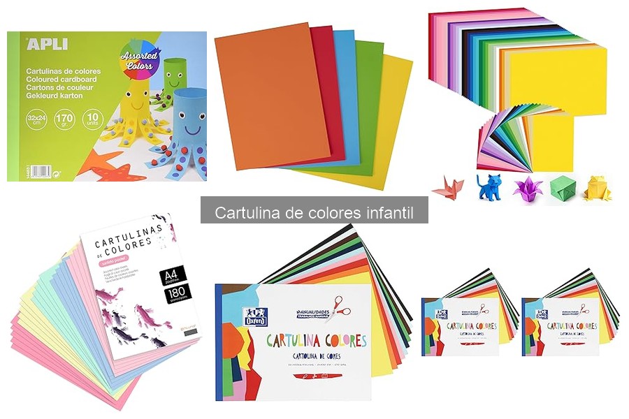 Ideas creativas de manualidades con cartulina de colores para niños