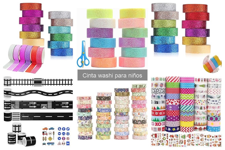 Ideas creativas de manualidades con cinta washi para niños