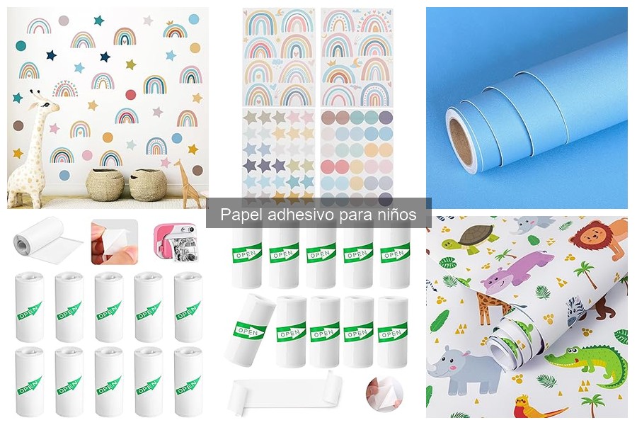 Ideas creativas de manualidades con papel adhesivo para niños