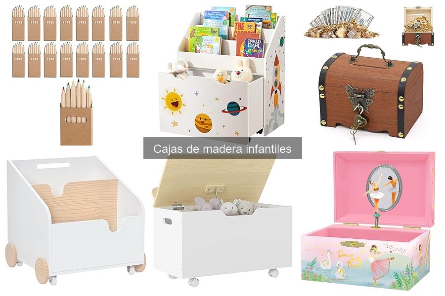 Ideas creativas para decorar cajas de madera infantiles