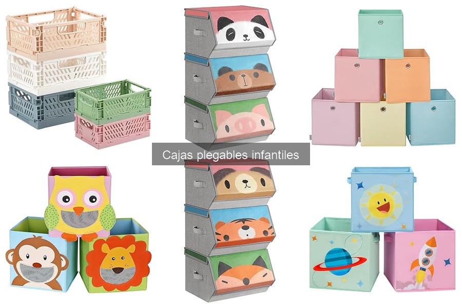 Ideas creativas para decorar cajas plegables infantiles