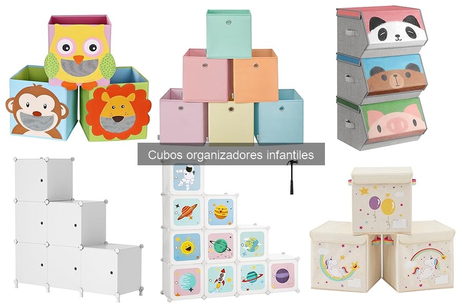 Ideas creativas para decorar con cubos organizadores infantiles