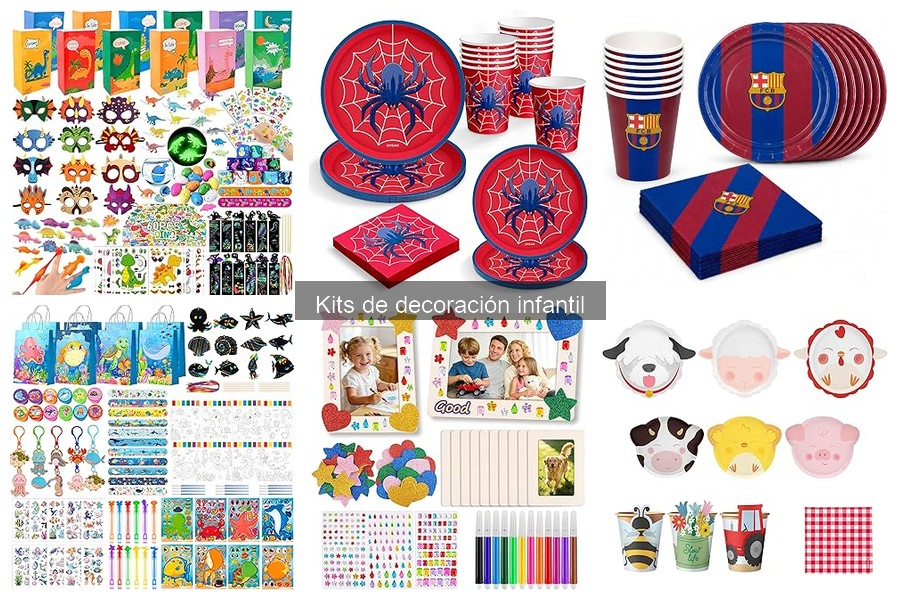 Ideas creativas para kits de decoración infantil