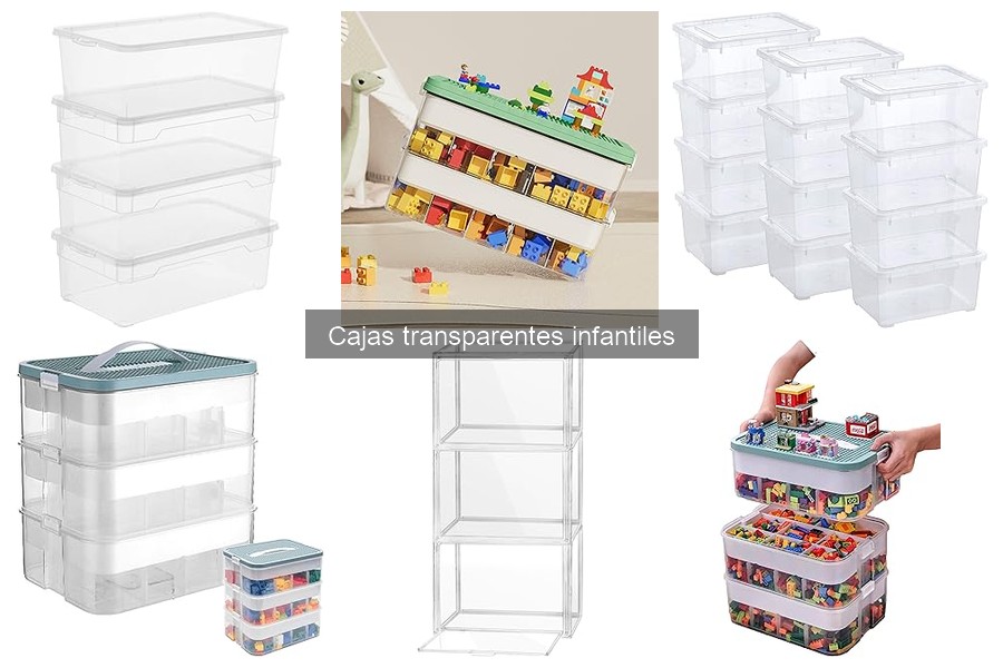 Ideas Creativas para Organizar con Cajas Transparentes Infantiles