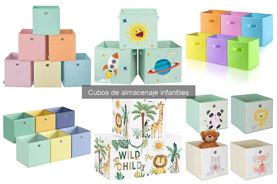 Ideas creativas para organizar juguetes con cubos de almacenaje