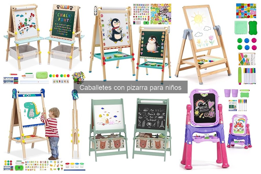 Ideas creativas para usar caballetes con pizarra en niños