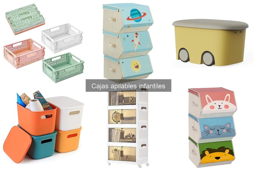 Ideas creativas para usar cajas apilables en la habitación infantil