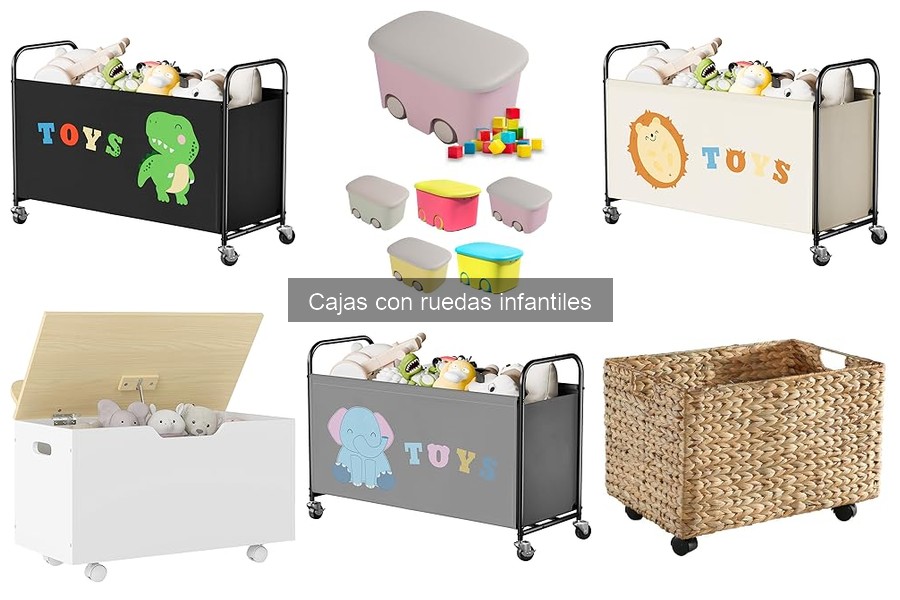 Ideas creativas para usar cajas con ruedas en la organización infantil