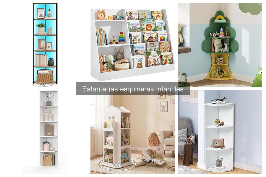 Ideas Creativas para Usar Estanterías Esquinera en Habitaciones Infantiles