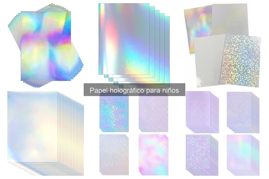 Ideas creativas para usar papel holográfico en manualidades infantiles