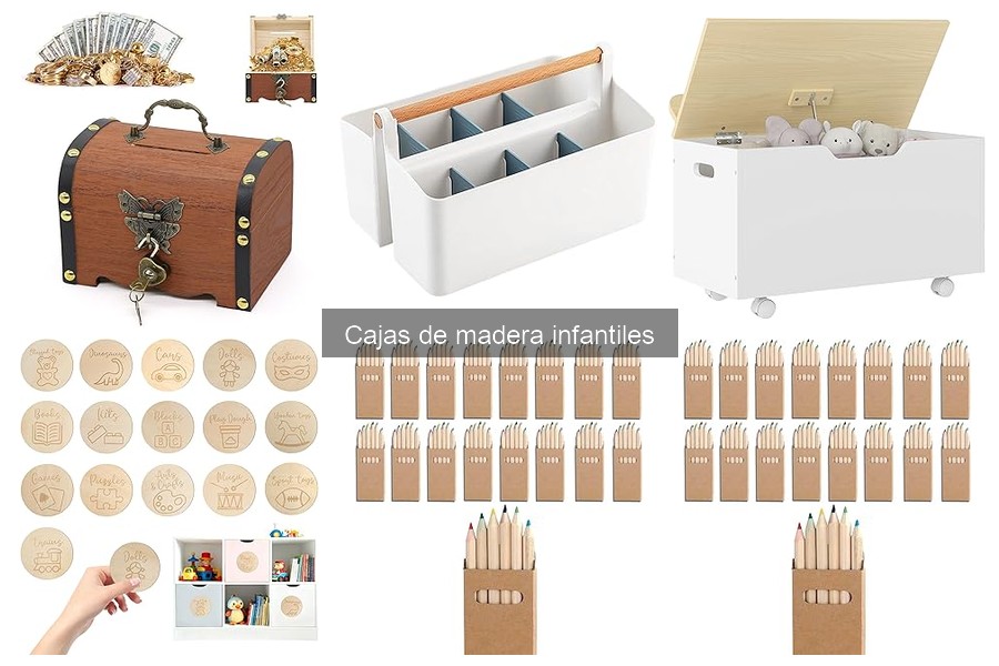 Ideas de organización con cajas de madera infantiles