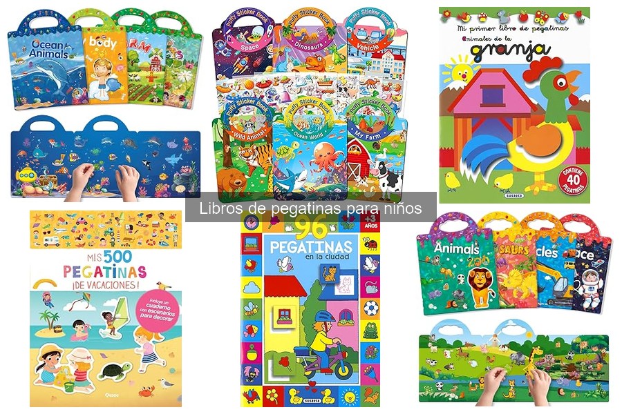Ideas divertidas con libros de pegatinas para niños