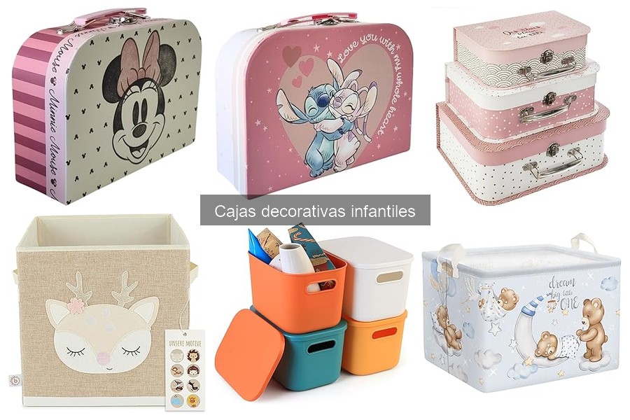 Ideas para usar cajas decorativas en la habitación infantil