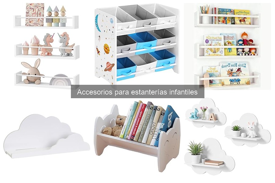 Imprescindibles accesorios para estanterías infantiles