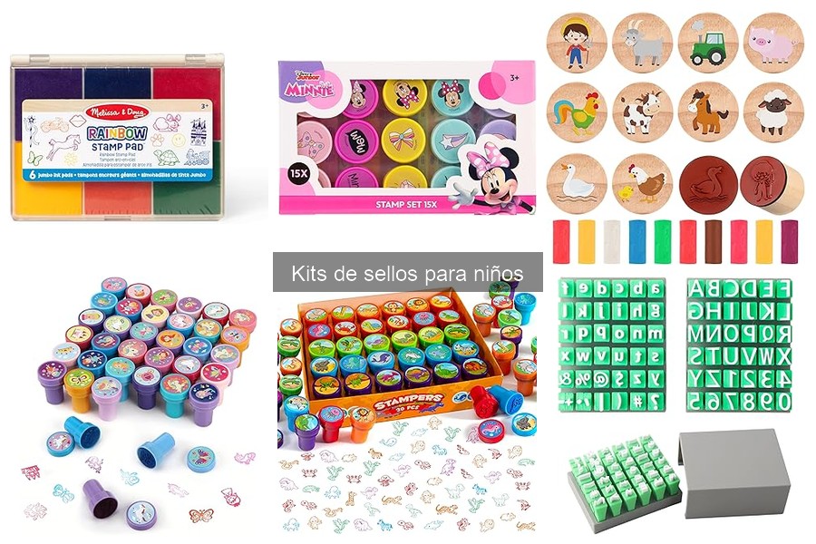 Kits de sellos para niños: materiales explicados