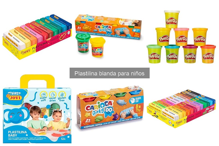 La mejor plastilina blanda para niños pequeños: comparativa