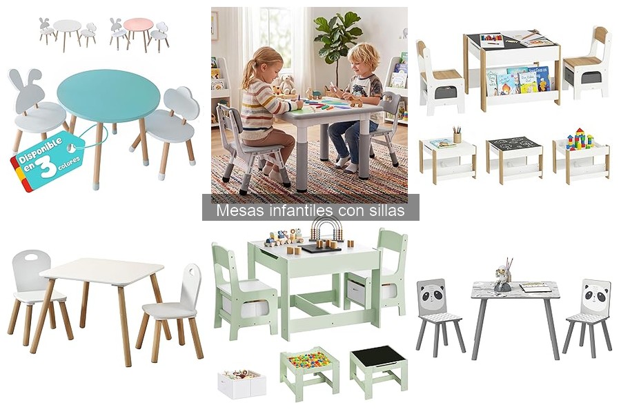 Las Mejores Sillas Compatibles con Mesas Infantiles