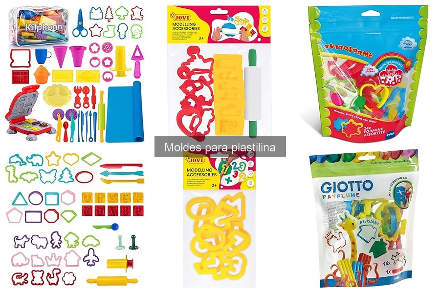 Manualidades fáciles con moldes para plastilina para niños