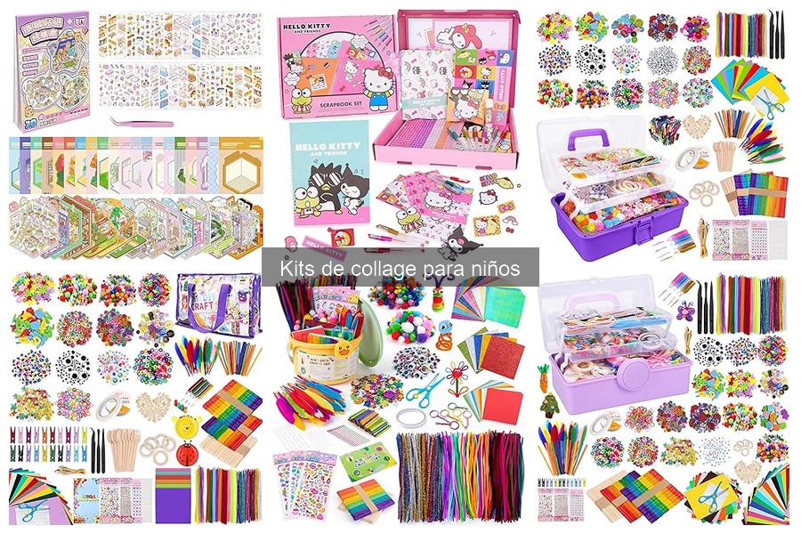 ** Materiales de un kit de collage para niños: ¿qué incluir?