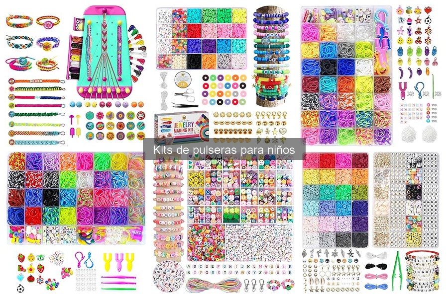 Materiales seguros en kits de pulseras para niños