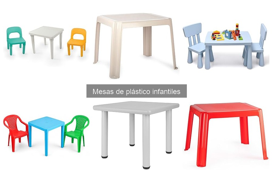 Medidas estándar de mesas de plástico infantiles