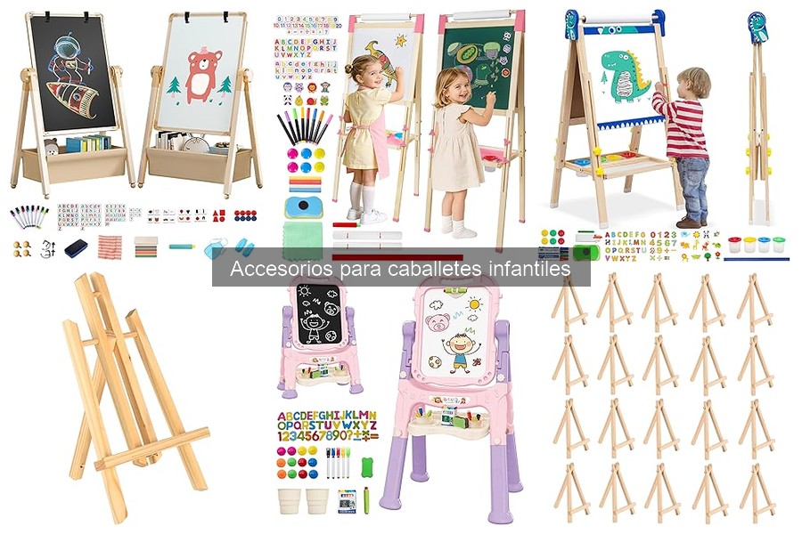 Mejores accesorios para caballetes infantiles 2023