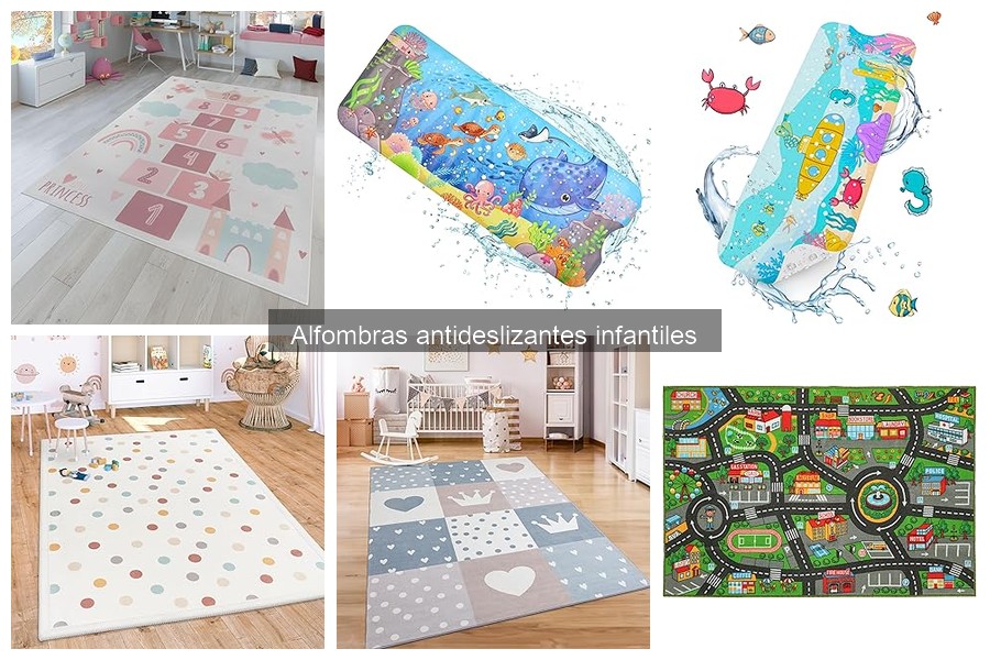 Mejores alfombras antideslizantes infantiles para bebés