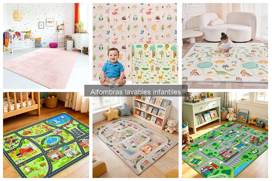Mejores alfombras lavables infantiles para espacios pequeños
