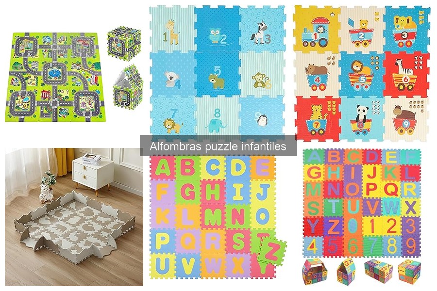Mejores alfombras puzzle para zonas de juego pequeñas