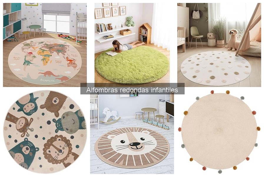 Mejores alfombras redondas infantiles para decoración