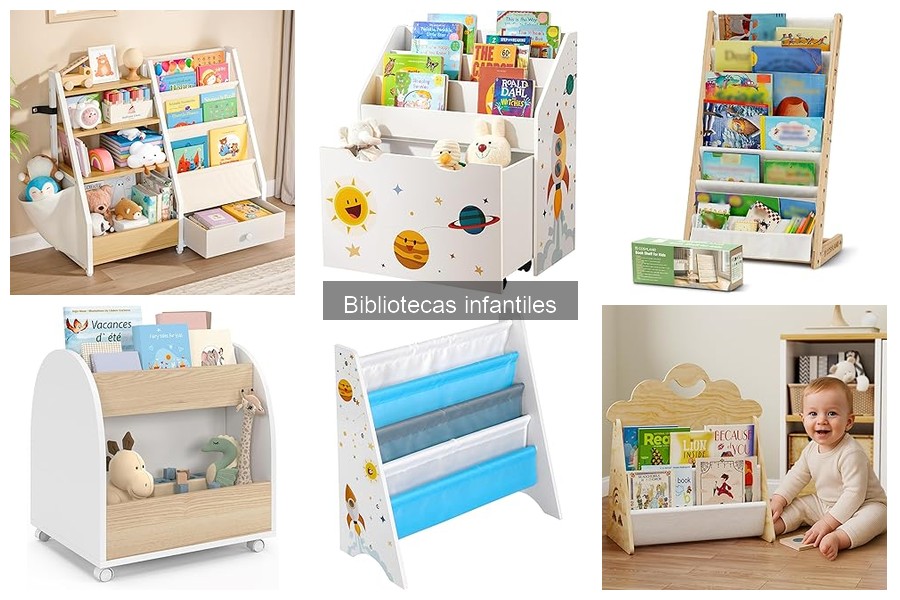 Mejores bibliotecas infantiles para espacios reducidos