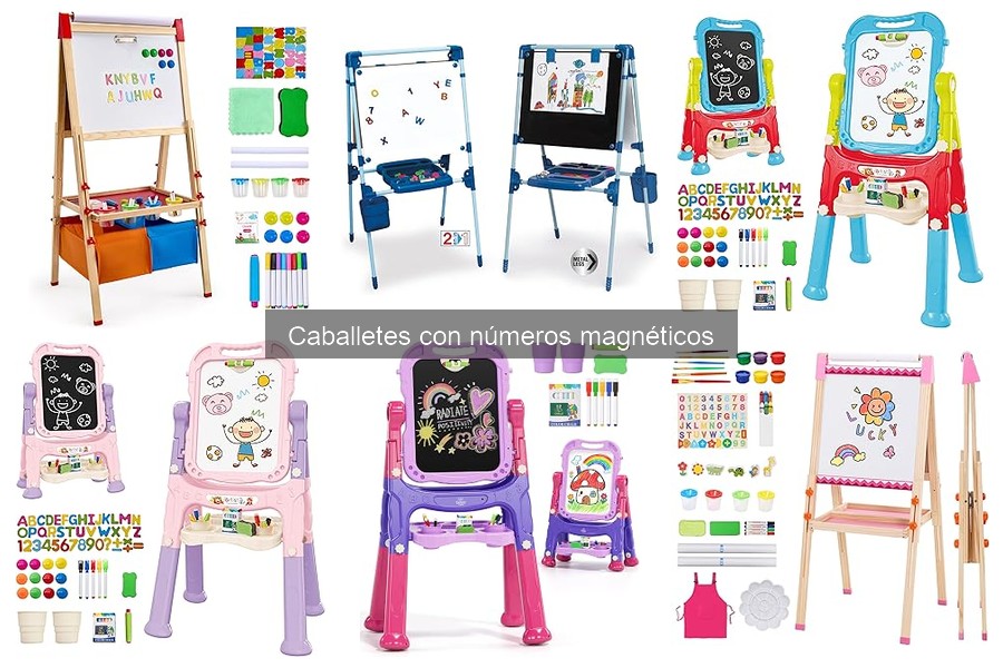Mejores caballetes con números magnéticos para uso escolar